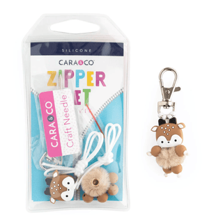 Fuzzy Fawn | DIY Zipper Pet Kit - Emmaline Bags Inc. - Sewing Supplies & Notions