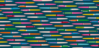 Galaxy Pens | Trinketry by Ruby Star Society (1/4 Yard) - Emmaline Bags Inc. - Fabric