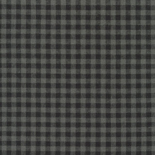 Gingham in Licorice | Essex Yarn Dyed Linen by Robert Kaufman (1/4 Yard) - Emmaline Bags Inc. - Fabric