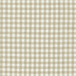 Gingham in Natural | Essex Yarn Dyed Linen by Robert Kaufman (¼ Yard) - Emmaline Bags Inc.-Fabric