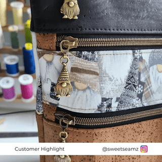 Gnome | Zipper Sliders with Pulls | Size 5 (5 Pack) - Emmaline Bags Inc. - Bag Zippers