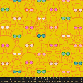 Golden Hour Shine Girl, Shine | Poolside Too by Ruby Star Society (¼ Yard) - Emmaline Bags Inc. - Fabric