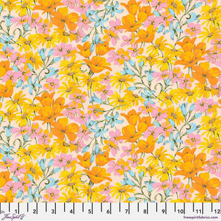 Golden Pacific Coast // Nation of Flowers for FreeSpirit (1/4 yard) - Emmaline Bags Inc.