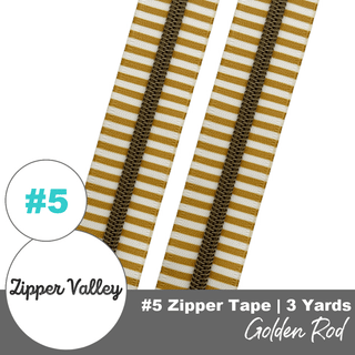 Goldenrod | Nylon Coil Zipper | Size 5 (3 Yards) - Emmaline Bags Inc. - Bag Zippers