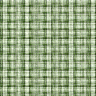 Green Check | Snowbound for FIGO (¼ Yard) - Emmaline Bags Inc. - Fabric