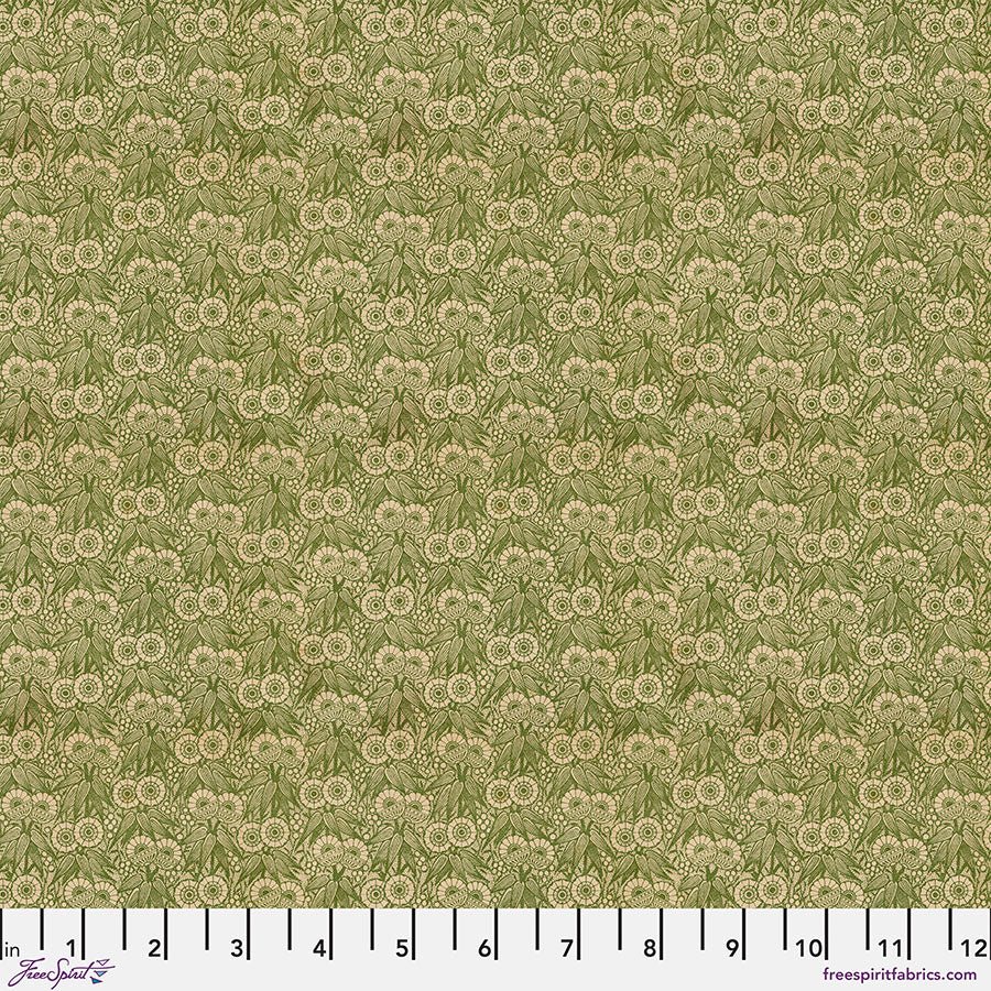 Green Tiny Print // Tim Holtz Eclectic Elements - Palette - (1/4 yard ...