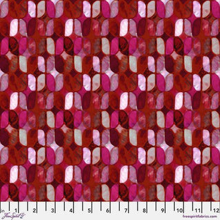 Grisaille - Scarlet // Mosaic for Free Spirit (1/4 yard) - Emmaline Bags Inc.