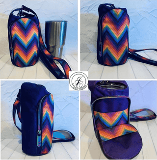 H20 2GO Sling by Linds Handmade (Printed Paper Pattern) - Emmaline Bags Inc.