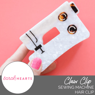 Hair Clip: Sewing Machine Claw Clip - Emmaline Bags Inc. - Sewing Supplies & Notions