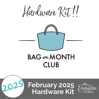 Hardware Kit - February 2025 Pattern for The Bag of the Month Club - Emmaline Bags Inc.