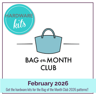 Hardware Kit - February 2026 Pattern for The Bag of the Month Club - Emmaline Bags Inc. - Bag Hardware