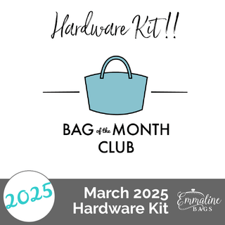 Hardware Kit - March 2025 Pattern for The Bag of the Month Club - Emmaline Bags Inc.