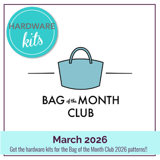 Hardware Kit - March 2026 Pattern for The Bag of the Month Club - Emmaline Bags Inc. - Bag Hardware