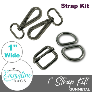 Hardware Kit | Strap Kit to fit a 1" (25 mm) Wide Strap - Emmaline Bags Inc. - Bag Hardware