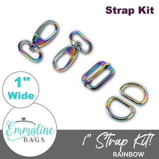 Hardware Kit | Strap Kit to fit a 1" (25 mm) Wide Strap - Emmaline Bags Inc. - Bag Hardware