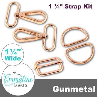 Hardware Kit | Strap Kit to Fit a 1¼" (32 mm) Wide Strap - Emmaline Bags Inc. - Bag Hardware