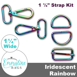 Hardware Kit | Strap Kit to Fit a 1¼" (32 mm) Wide Strap - Emmaline Bags Inc. - Bag Hardware