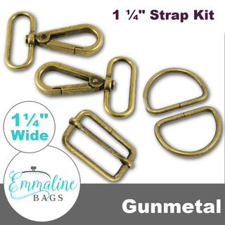Hardware Kit | Strap Kit to Fit a 1¼" (32 mm) Wide Strap - Emmaline Bags Inc. - Bag Hardware