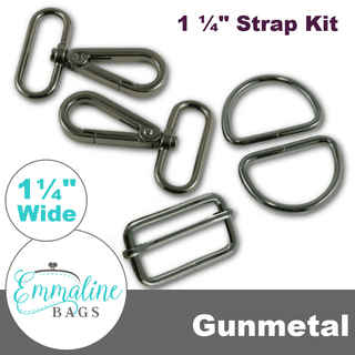 Hardware Kit | Strap Kit to Fit a 1¼" (32 mm) Wide Strap - Emmaline Bags Inc. - Bag Hardware