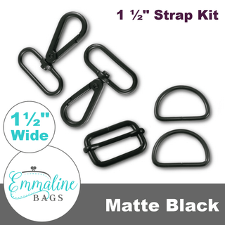 Hardware Kit | Strap Kit to fit a 1½" (38 mm) Wide Strap - Emmaline Bags Inc. - Bag Hardware