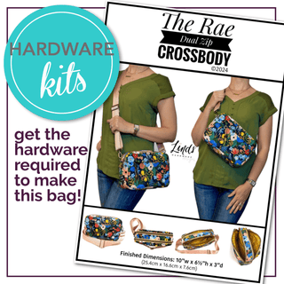 Hardware Kit - The Rae Dual Zip Crossbody Bag - Emmaline Bags Inc.