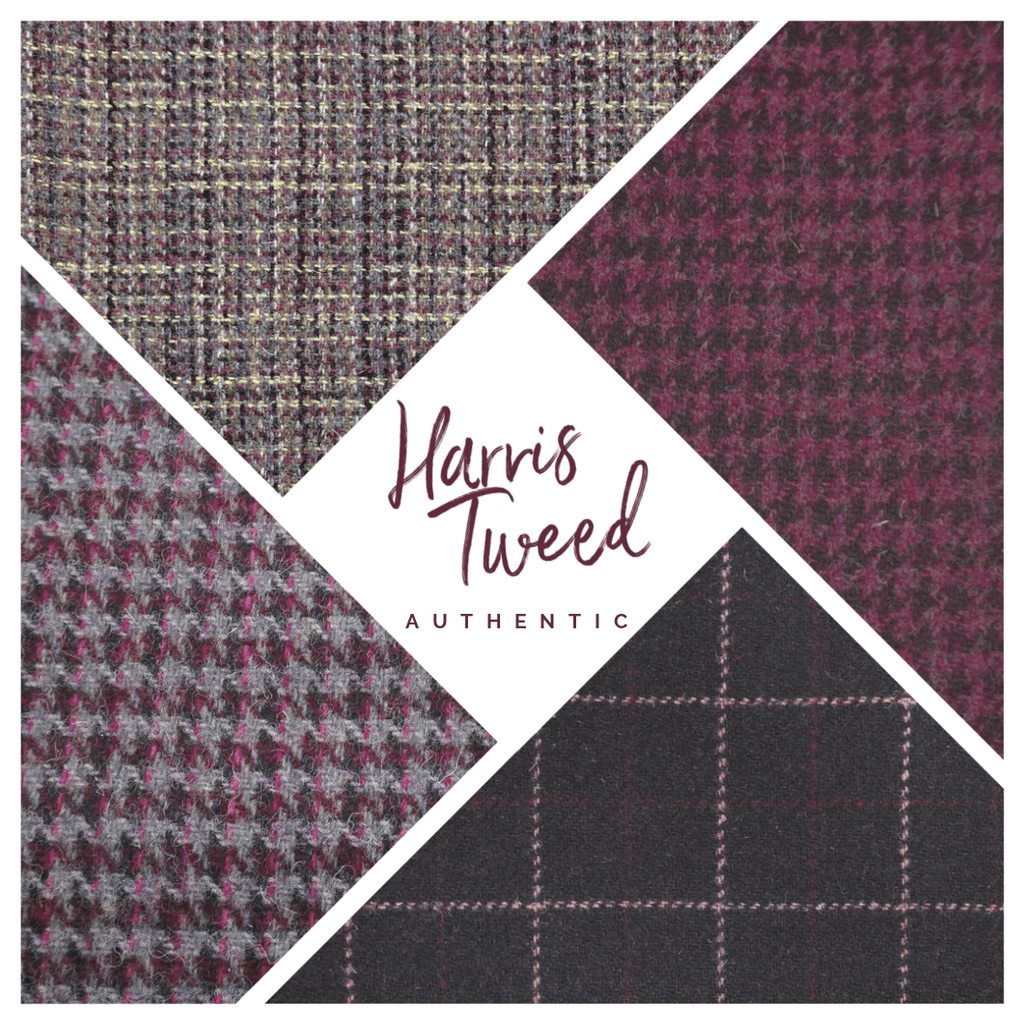 Harris Tweed Wool Fabric | Authentic Handwoven Wool for Bag Making ...