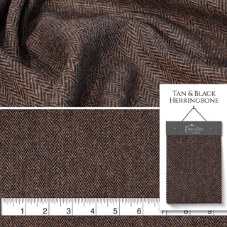 HARRIS TWEED - Authentic Wool Tweed - PRECUT - Emmaline Bags Inc. - Fabric