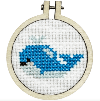 Have a Whale of a Time | Mini Matchbox Cross Stitch Kit - Emmaline Bags Inc. - Sewing Supplies & Notions