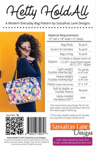 Hetty Hold All by Sassafras Lane Designs - Emmaline Bags Inc.