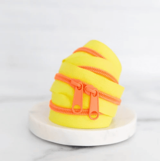 Highlighter | 30" Nylon Coil Zipper | *Size #5* with Two Pulls - Emmaline Bags Inc.-Bag Zippers
