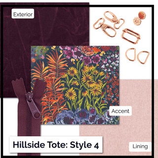 Hillside Tote - Complete Bag Making Kit - Emmaline Bags Inc.