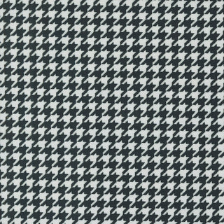 Houndstooth on Porcelain // Sable & Swan (1/4 yard) - Emmaline Bags Inc.