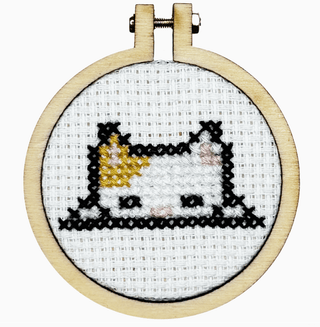 How Are You Feline? | Mini Matchbox Cross Stitch Kit - Emmaline Bags Inc. - Sewing Supplies & Notions