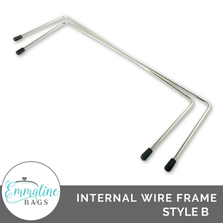 Internal Wire Frames - Style B (1 Pair) - Emmaline Bags Inc.