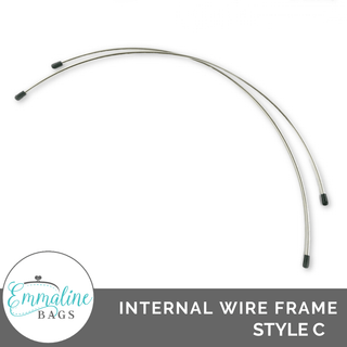 Internal Wire Frames - Style C (1 Pair) - Emmaline Bags Inc.