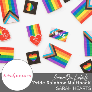 Iron-On Labels | Pride Rainbow Multipack - Emmaline Bags Inc.-Sewing Supplies & Notions