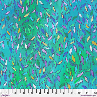 Jade Leaves | Birds of a Feather by Helen Godden (¼ Yard) - Emmaline Bags Inc.-Fabric