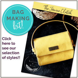 Janine Clutch - Complete Bag Making Kit - Emmaline Bags Inc.-Bag Kit