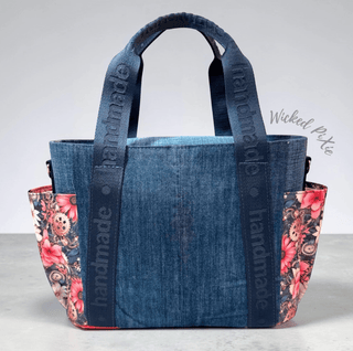 Jasper Tote Bag by UhOh Creations (Printed Paper Pattern) - Emmaline Bags Inc.-Sewing Patterns