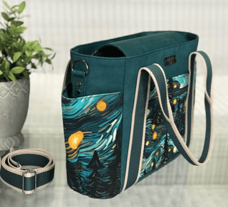 Jasper Tote Bag by UhOh Creations (Printed Paper Pattern) - Emmaline Bags Inc.-Sewing Patterns