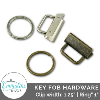 Key Fob Hardware (5 Pack) - Emmaline Bags Inc.