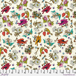 Keys to Secrets // Language of Flowers for FreeSpirit (1/4 yard) - Emmaline Bags Inc.