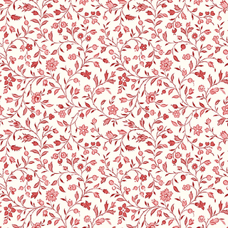Red Calico Trail | Bordeaux Antiques Roadshow™ (¼ Yard)