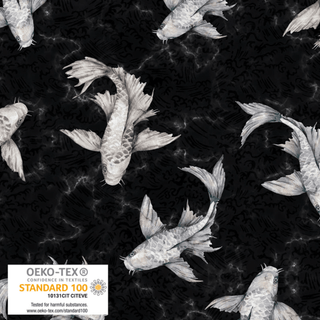 Koi | Hikari by Stof (¼ Yard) - Emmaline Bags Inc.-Fabric