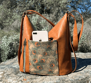 Krystal Convertible Bag by Linds Handmade (Printed Paper Pattern) - Emmaline Bags Inc.