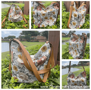 Krystal Convertible Bag by Linds Handmade (Printed Paper Pattern) - Emmaline Bags Inc.