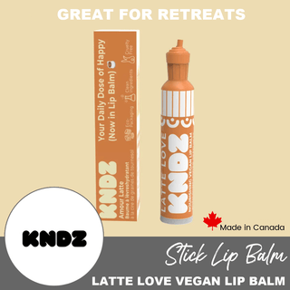 Latte Love Vegan Lip Balm | KNDZ - Emmaline Bags Inc.-Sewing Supplies & Notions