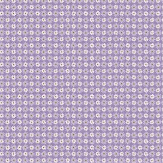 Lavender Daisy Bunch • Nature Sings for Poppie Cotton (1/4 yard) - Emmaline Bags Inc.