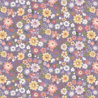 Lavender Wildflowers • Nature Sings for Poppie Cotton (1/4 yard) - Emmaline Bags Inc.