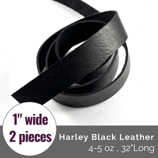 Leather Strapping: (4 - 6oz) - 1" WIDE (2/pack) - Emmaline Bags Inc.